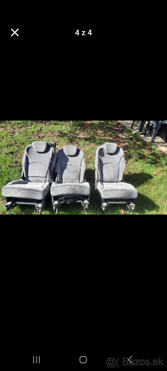 Komplet sada sedaciek Citroen C8, Peugeot 807