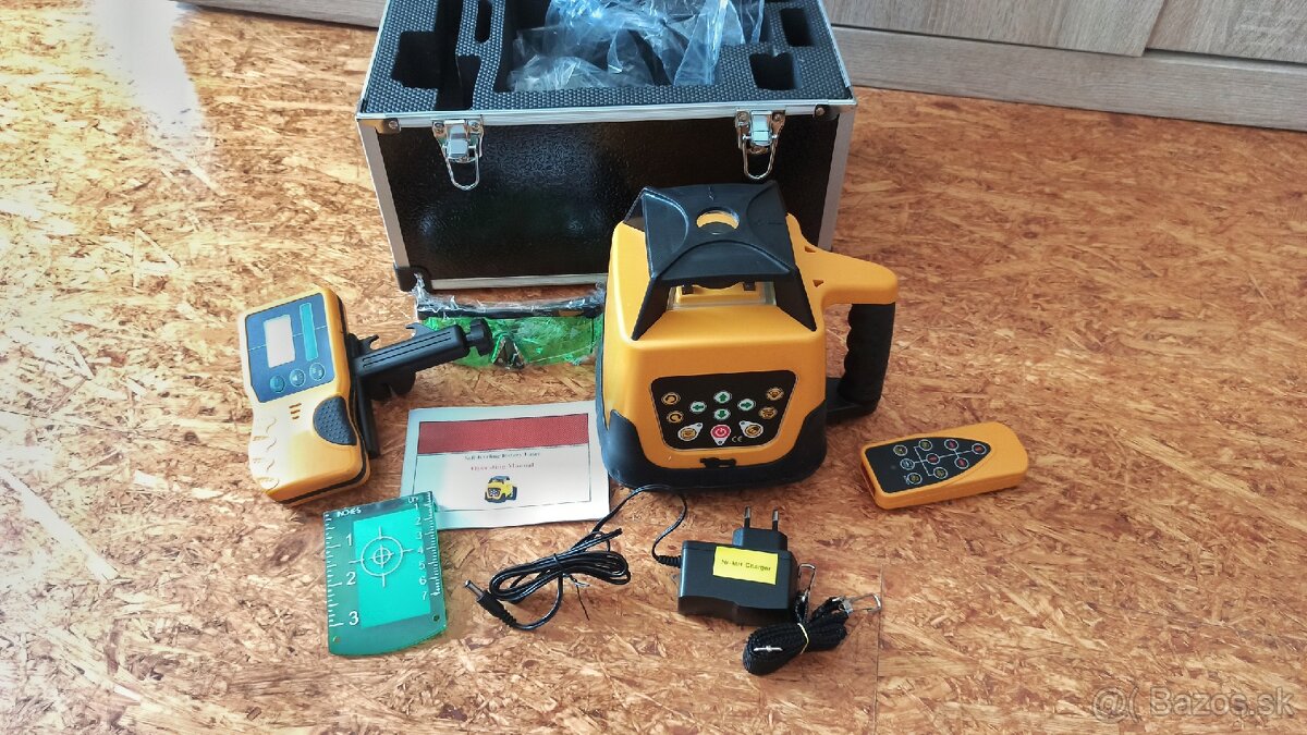 Zelený rotačný laser