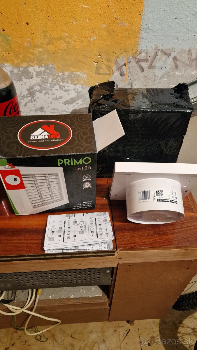 WC-Kúpeľňový ventilátor - veľmi kvalitný