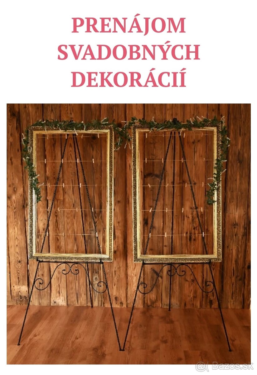 Stojany na zasadací poriadok /fotografie na prenájom