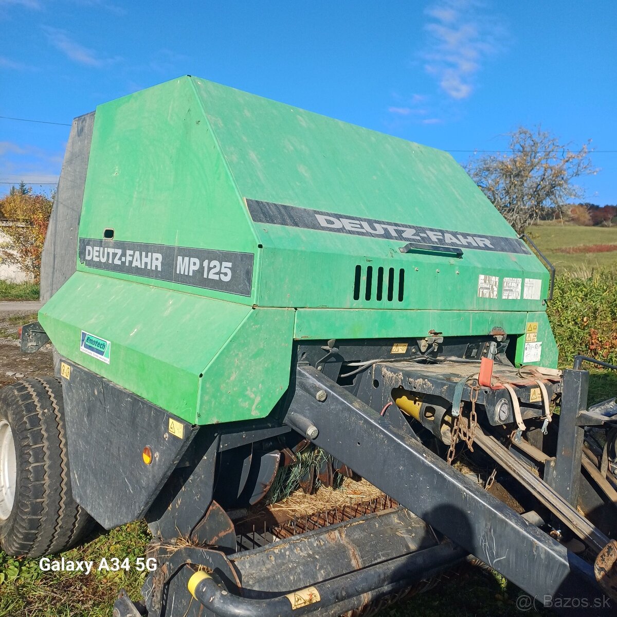 Balikovač deutz fahr mp 125