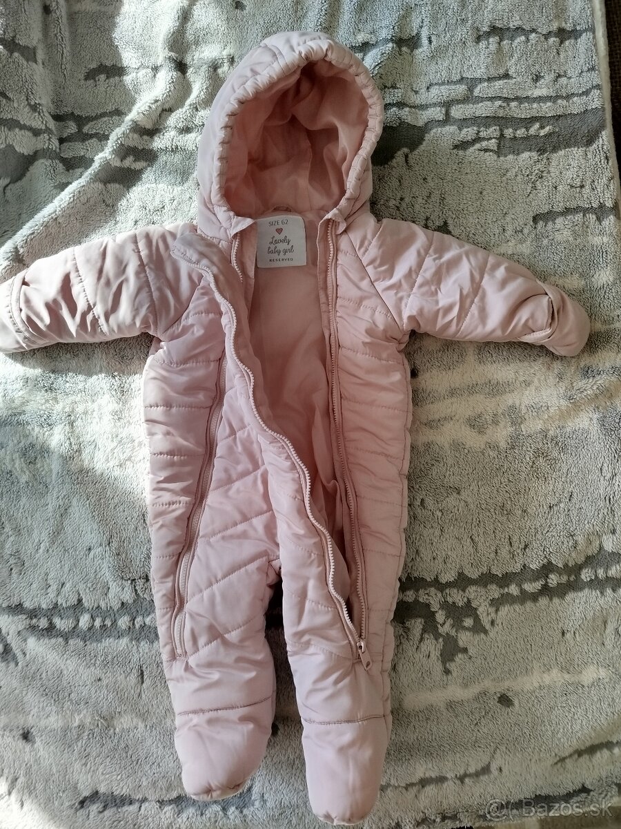 Zimný overal pre dievčatko