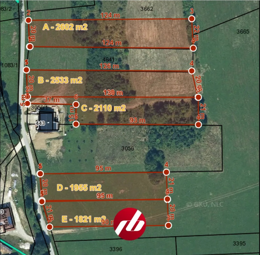 Krásne stavebné pozemky a poľnohospodárska pôdav obci Zubák