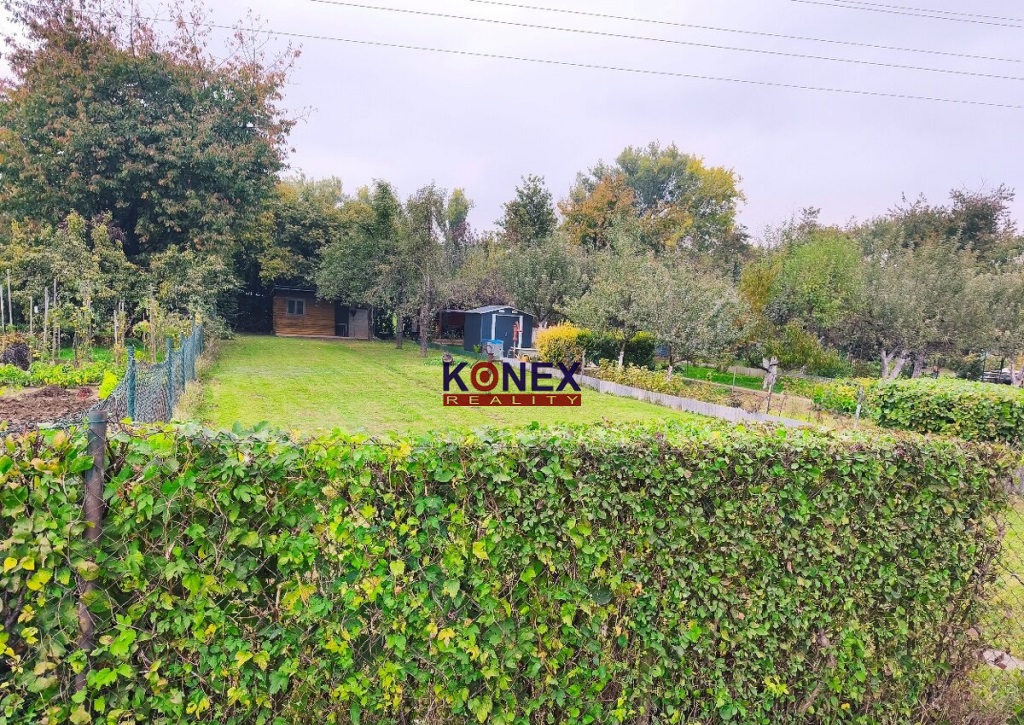 Rekreačná záhrada s drevenou chatkou - MICHALOVCE