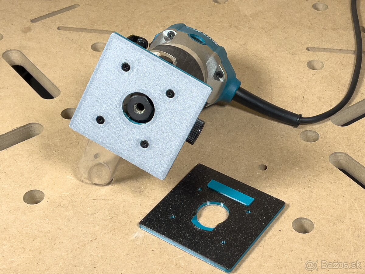 Štvorcová základňa 100x100 mm pre Makita RT0702C