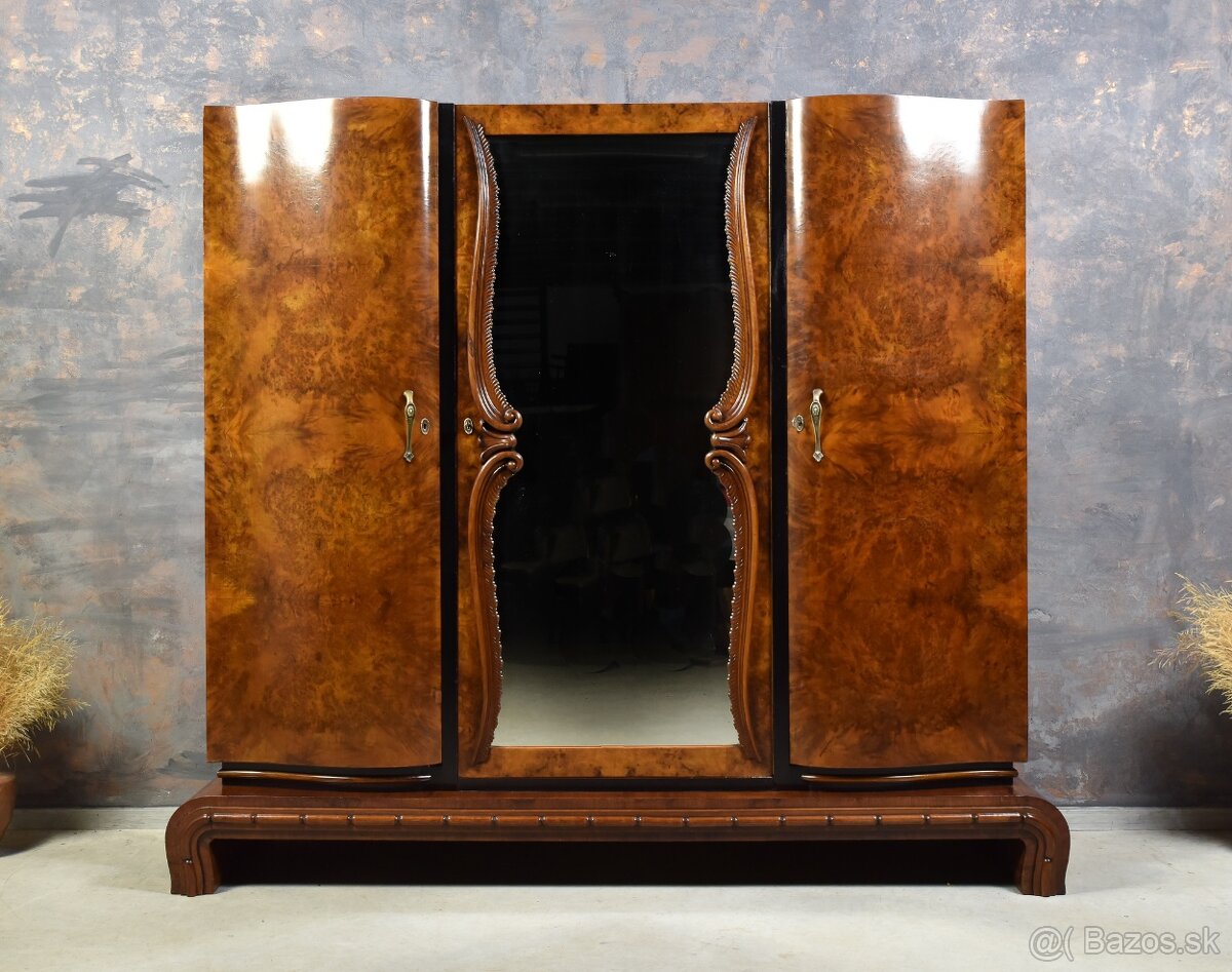 Starožitná Skriňa- ART DECO 1930 po renovácii