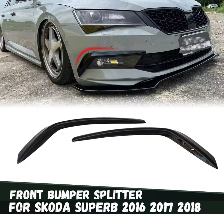 Predný splitter naraznik Skoda Superb3