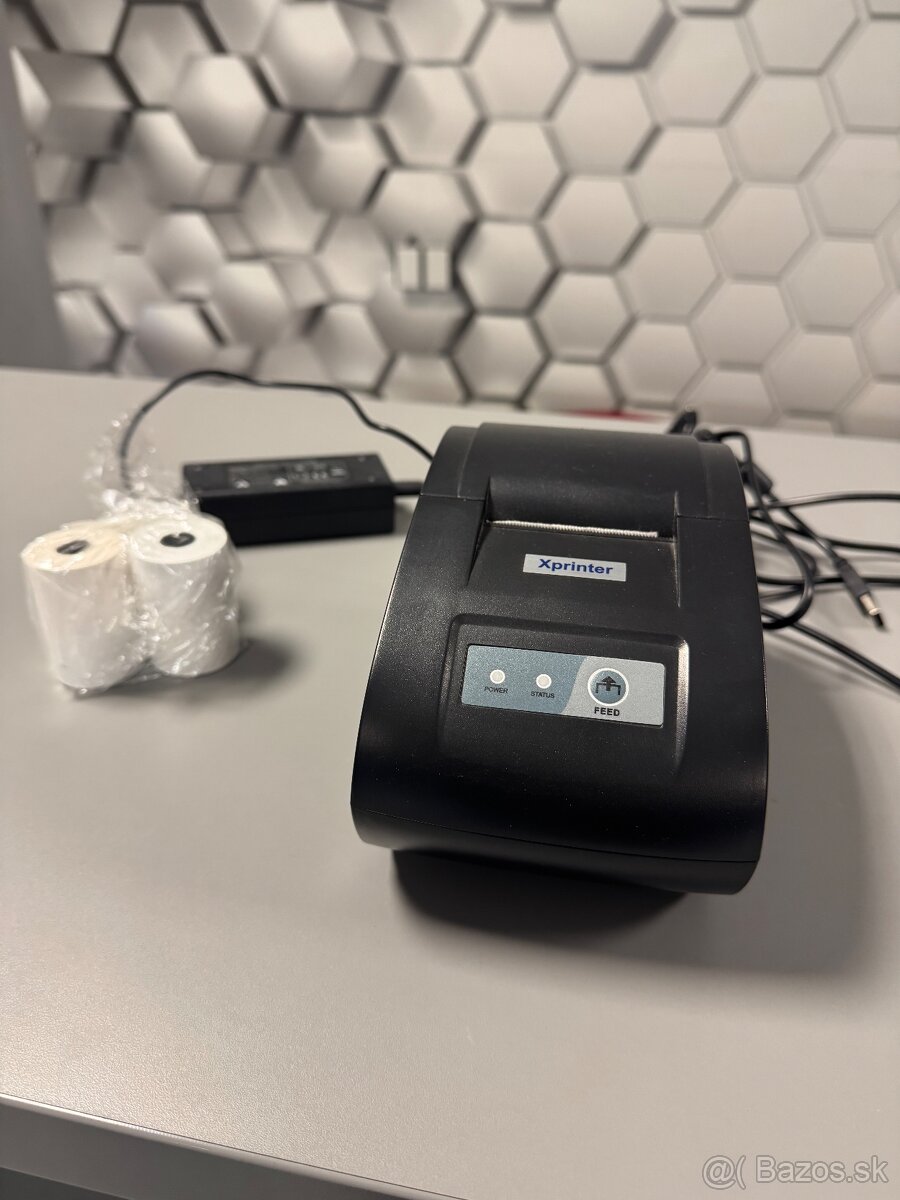 Xprinter XP58-IIN pokladničná termo tlačiareň 58mm na USB