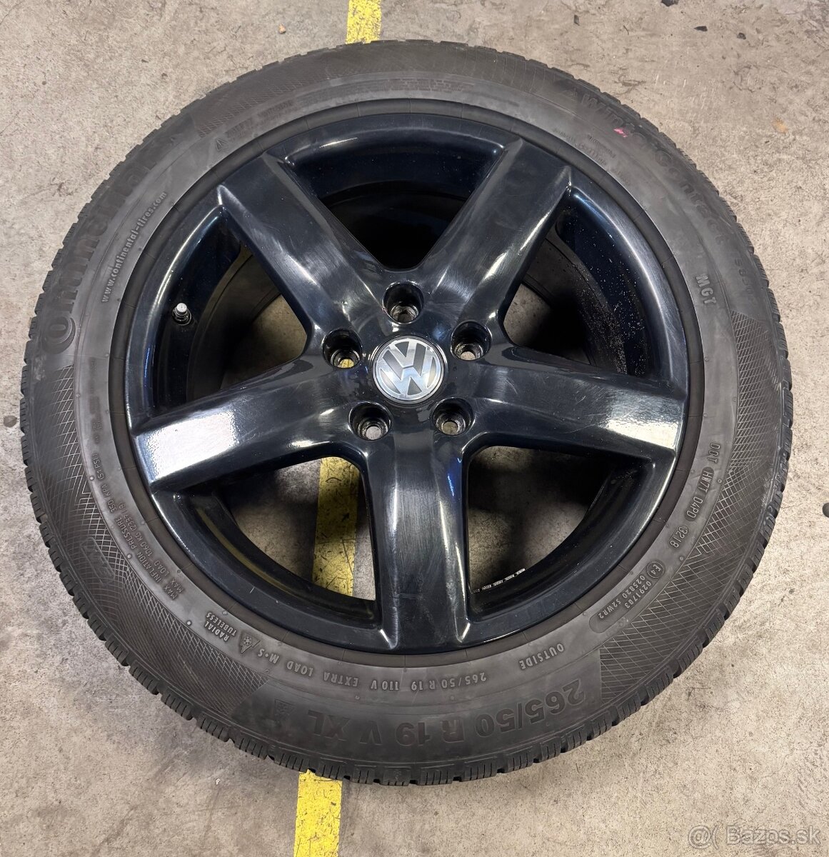 Komplet 4x disk R19 + Pneu VW Touareg T2 2010-2017 atd