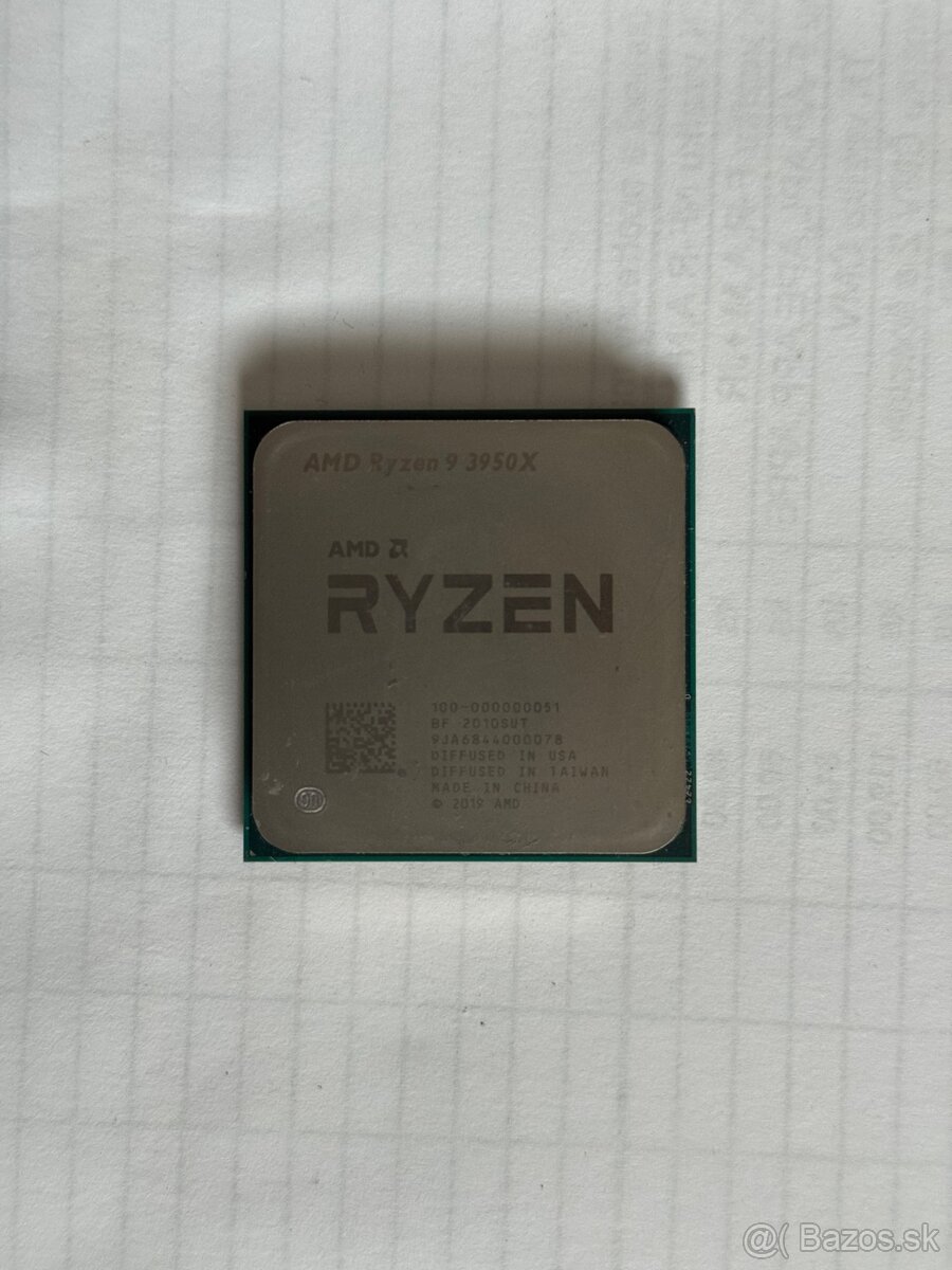 AMD Ryzen 9 3950X (16 jadrovy 32 vlakien) socket AM4