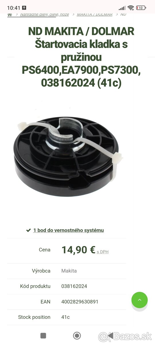 Dolmar 6400 7300 a podobne