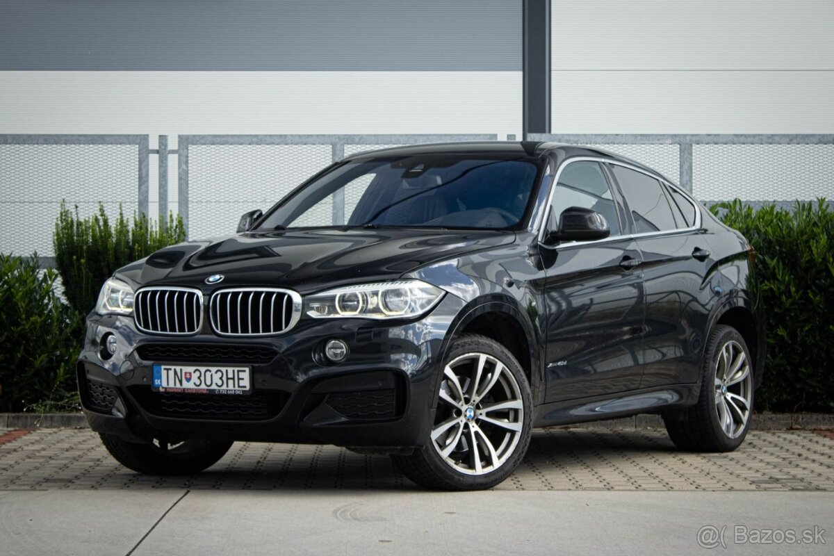 BMW X6 40d xDrive / AJ NA SPLÁTKY /