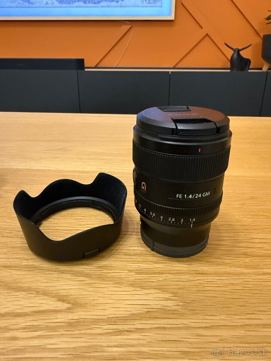 Sony FE 24mm f/1.4 GM – výborný stav, ostrý a ľahký širokáč