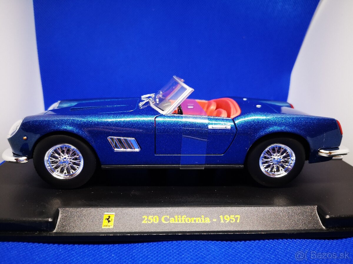 Predám zberateľský model Ferrari 250 California - 1957, 1:24