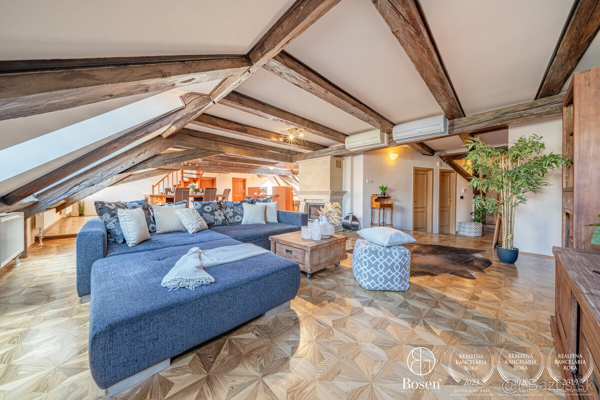 BOSEN | 5-izb. podkrovný byt s výnimočnou atmosférou, Panská