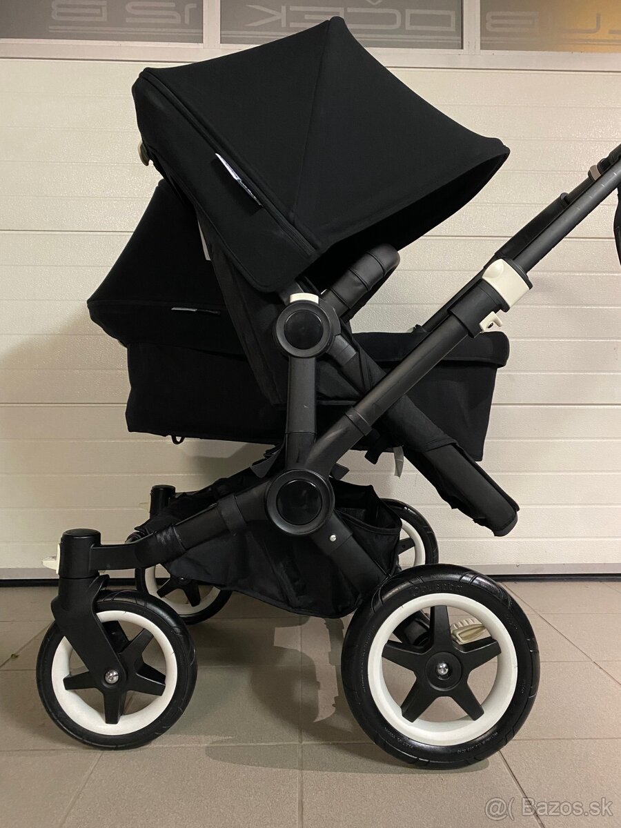 🩶🖤Bugaboo Donkey all black TOP stav 🖤🩶