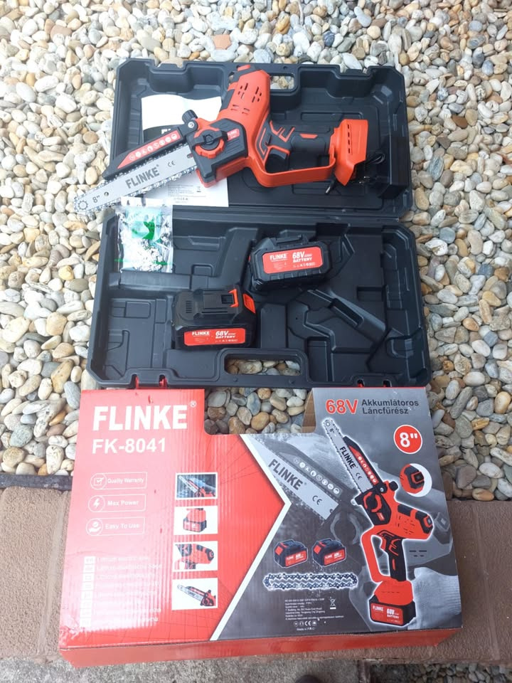 Aku pila ručna Flinke lišta 25cm +2x batéria +2x retaz