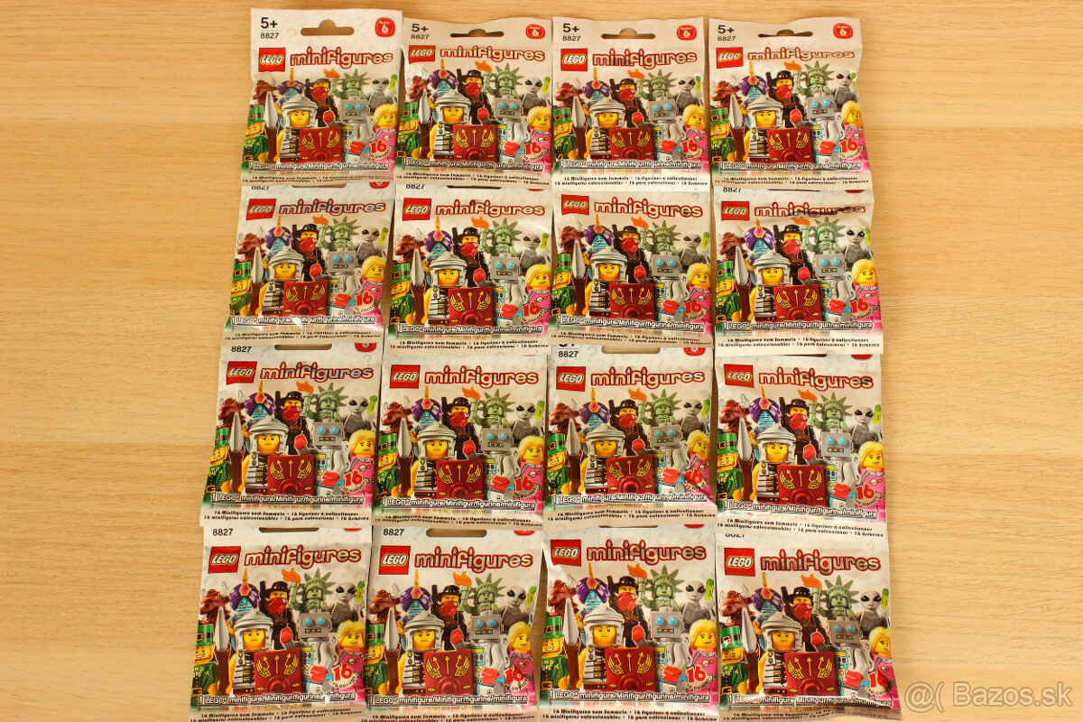 LEGO 8827 sběratelské minifigurky - kompletní 6. série