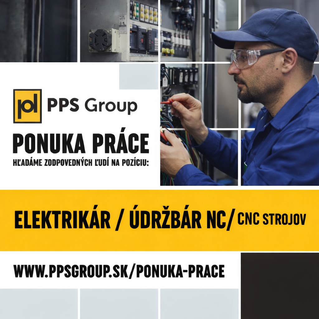 Elektrikár – údržbár NC / CNC strojov