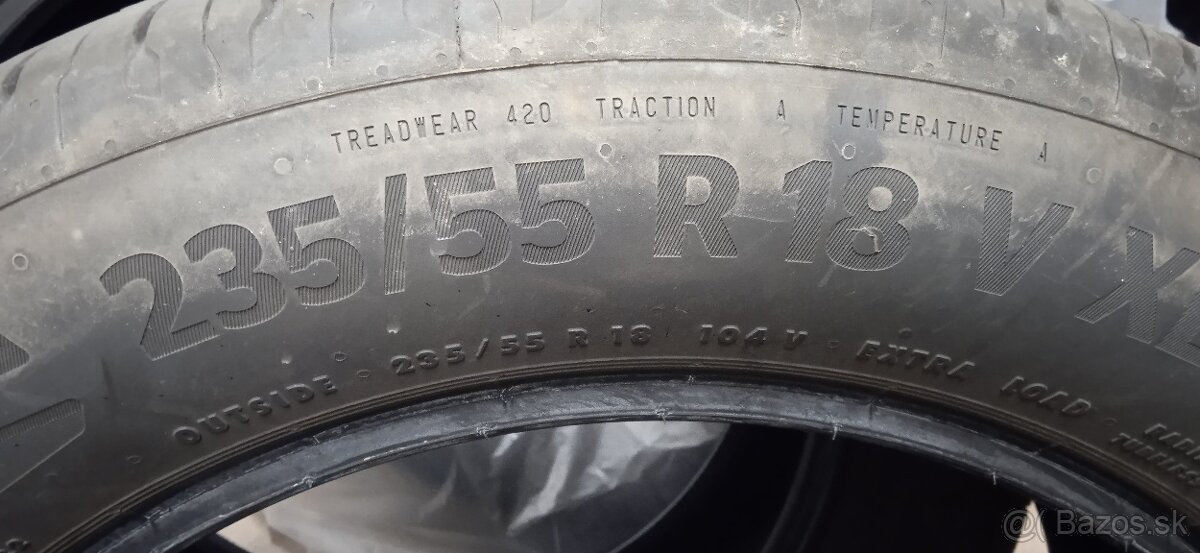 Predam letne pneu 235/55 r18 Continental