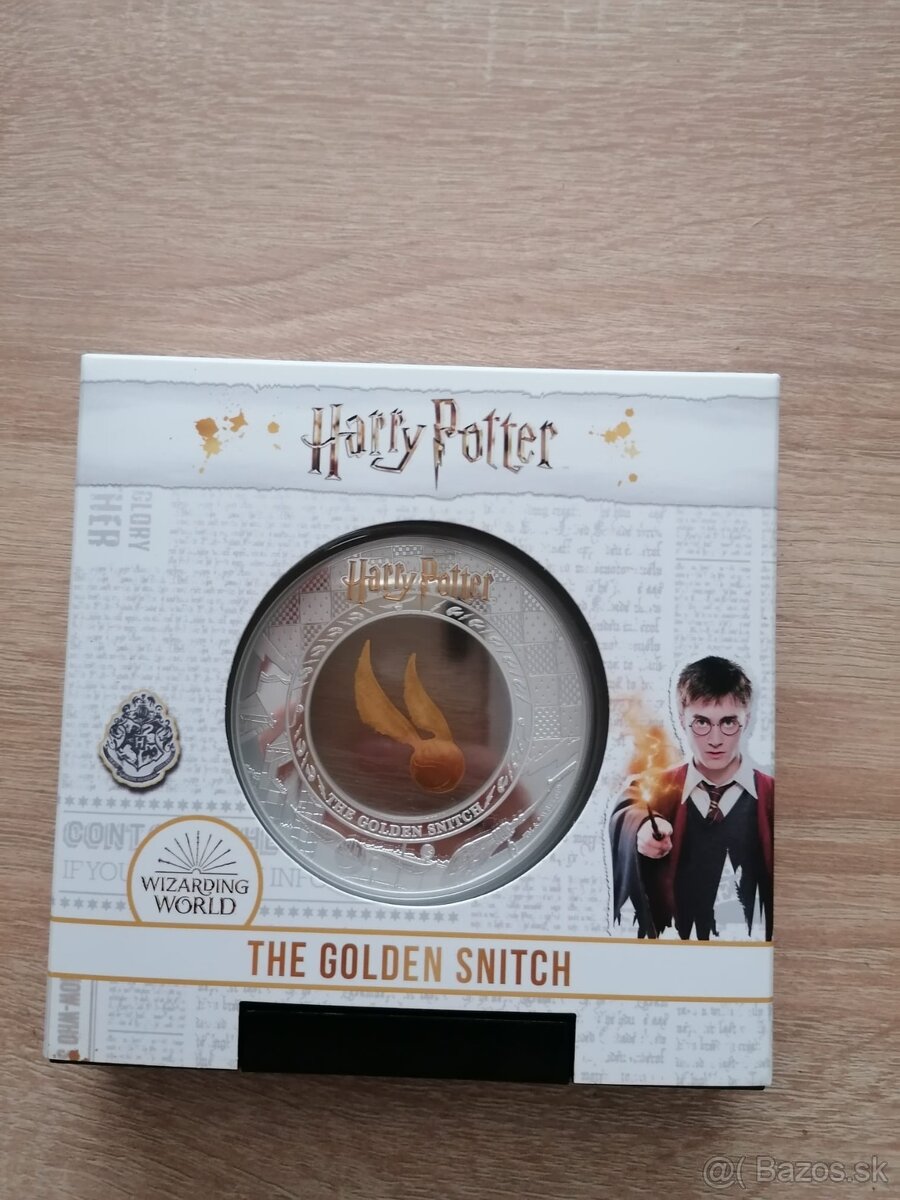 investičné strieborné mince proof Harry Potter strela