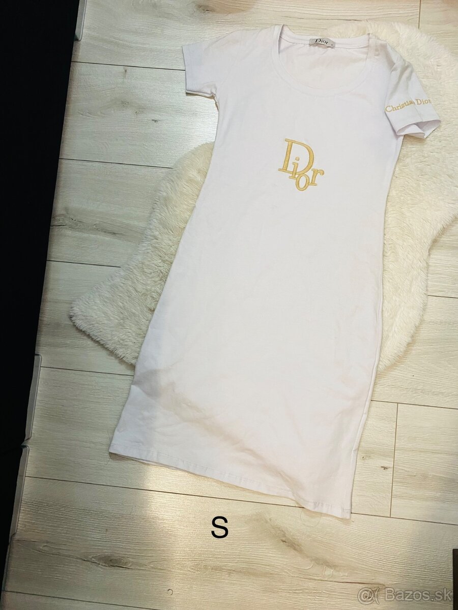Biele saty dior