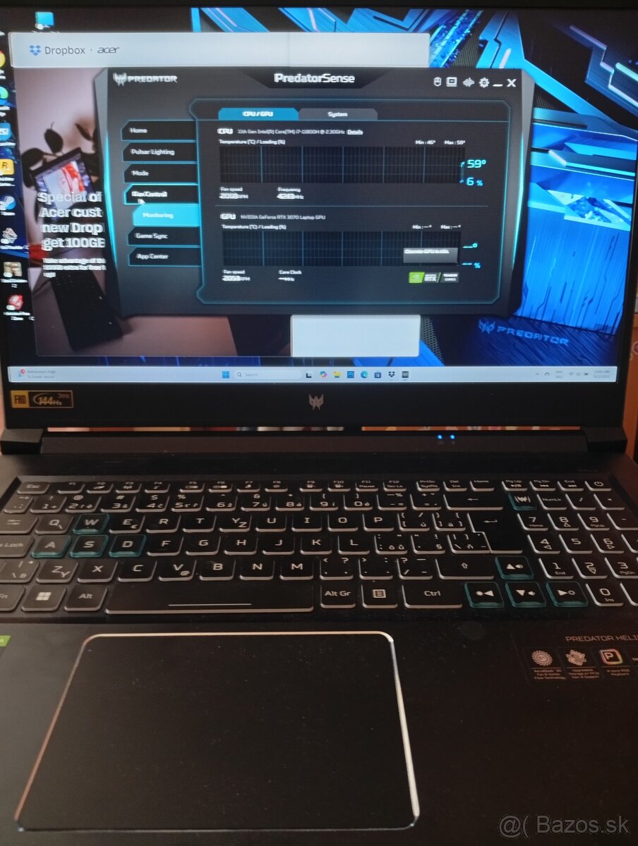 Acer Predator 17,3 GTX3070