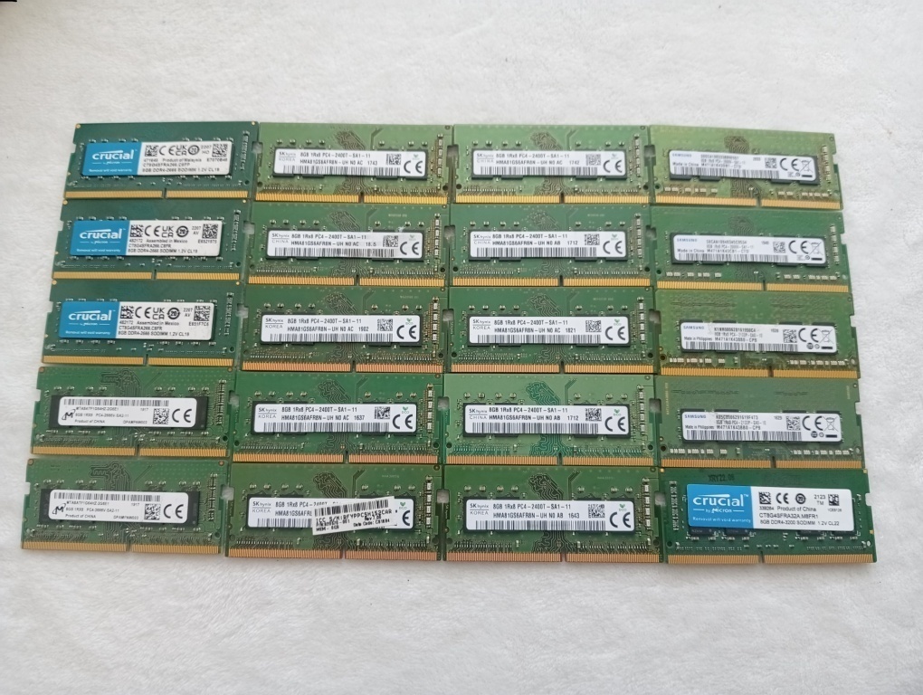 predám pamäte pre notebooky (sodimm) , 8gb DDR4
