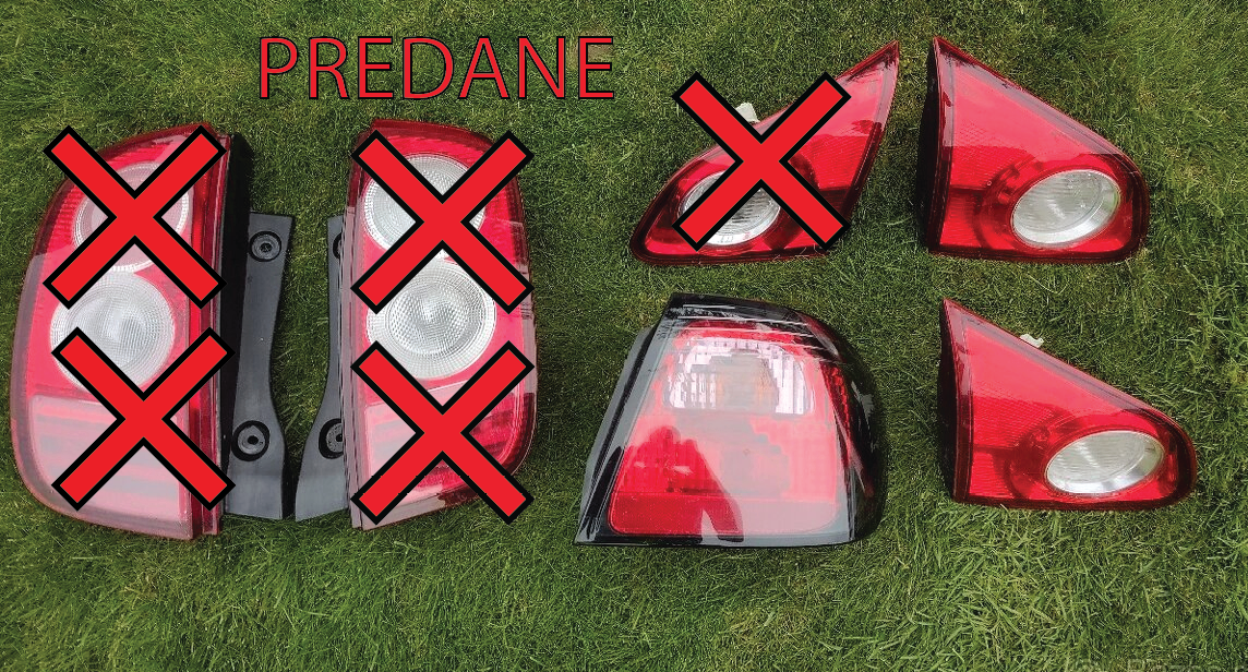 Nissan Primera P11, Qashqai I J10 2007-10 : zadne svetlo