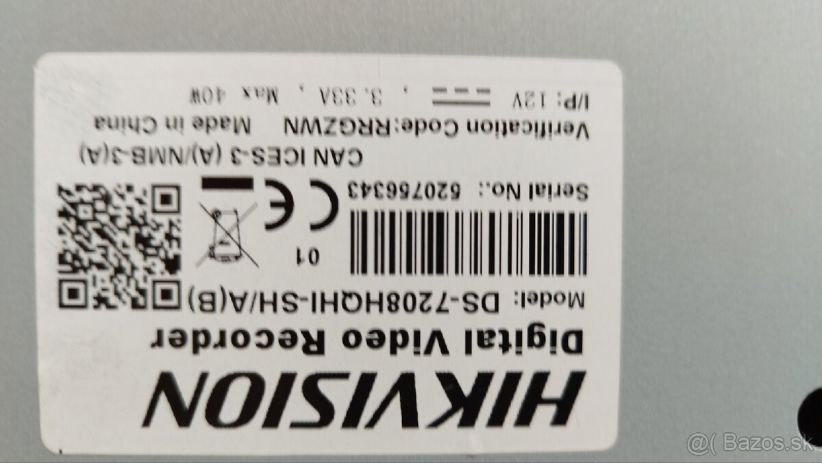 Hikvision DS-7208 HQHI-SH
