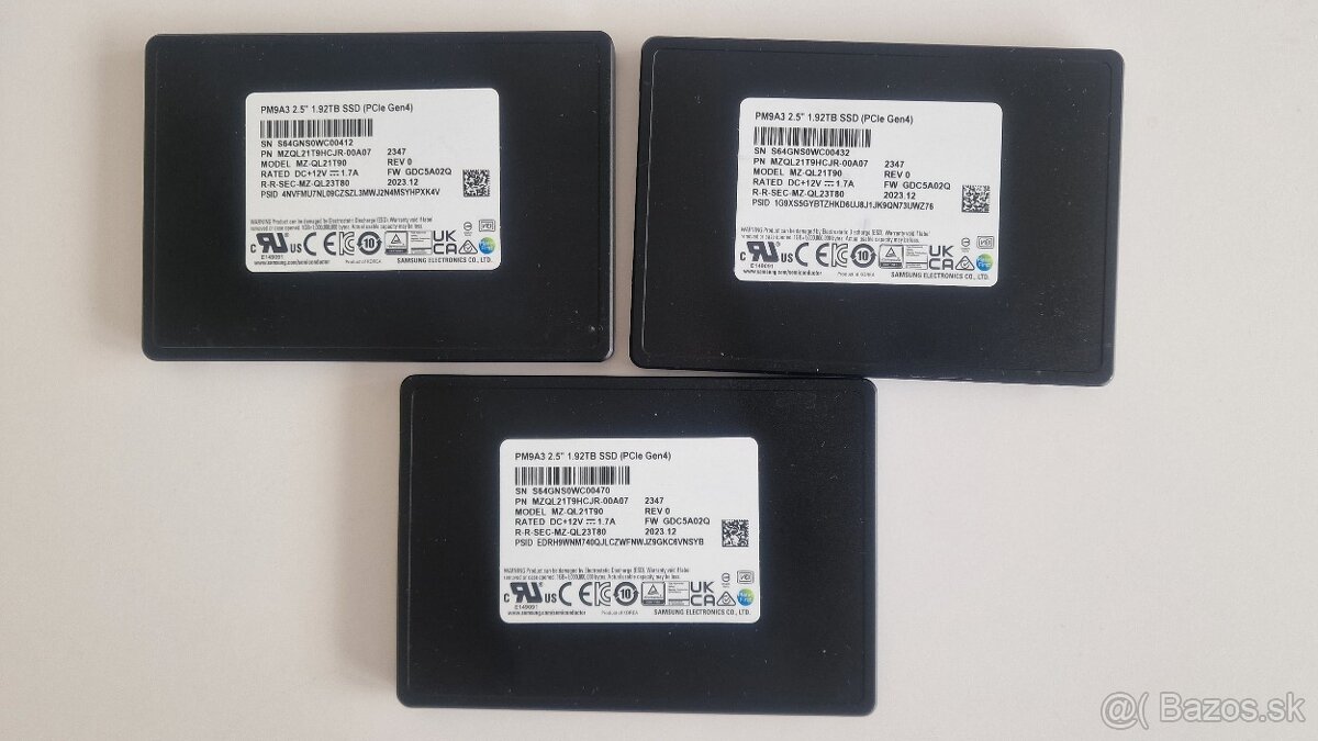 SAMSUNG PM9A3 1.92TB