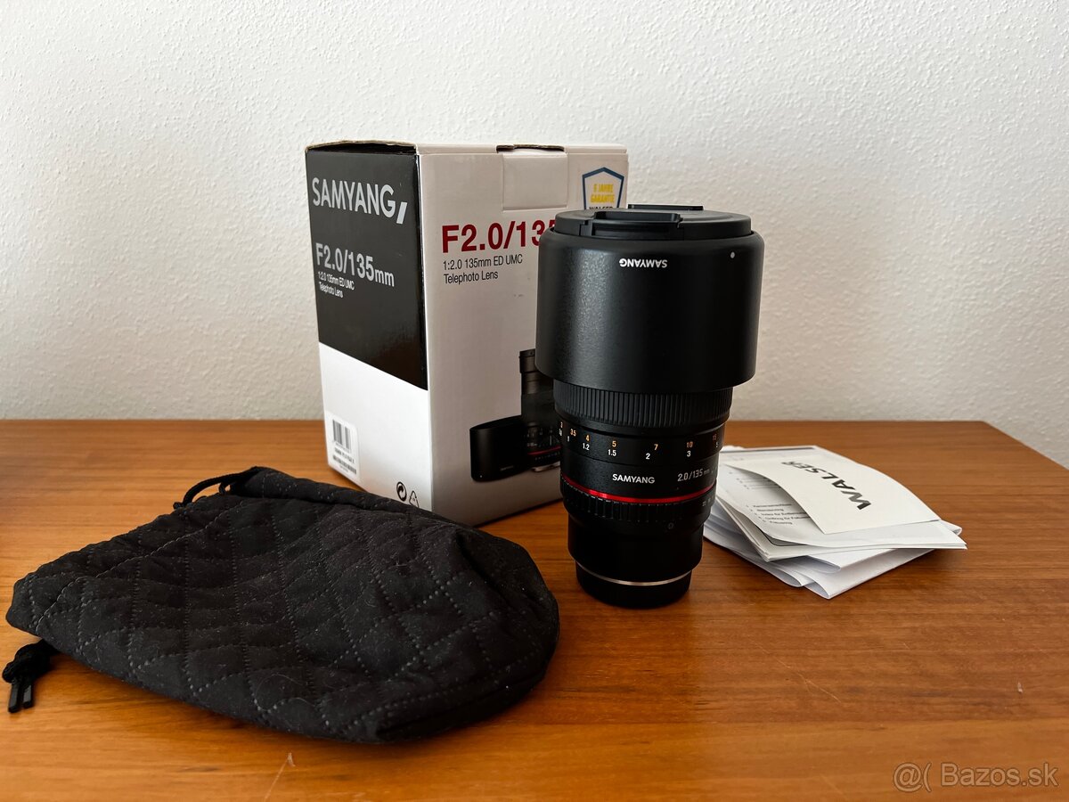 Samyang 135mm f/2 fujifilm fx