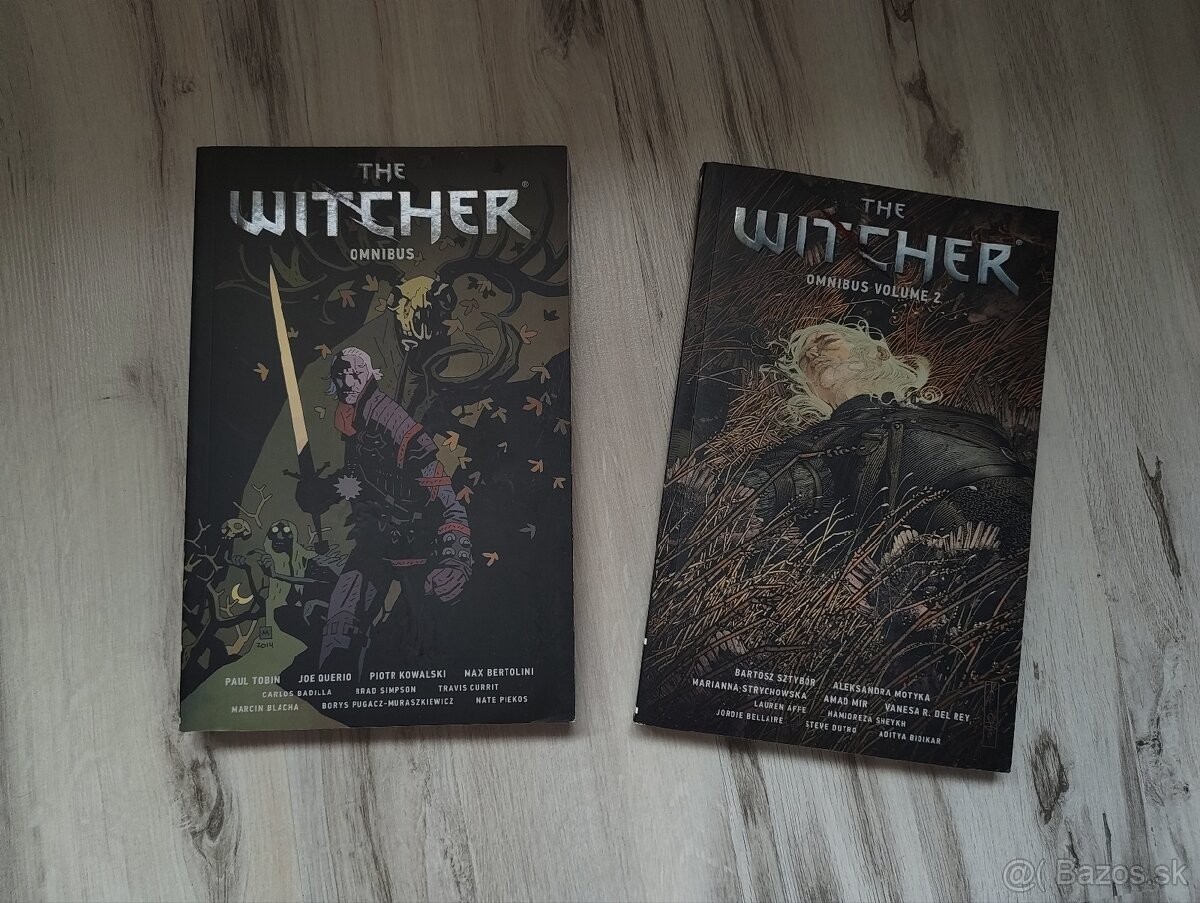 Komiksy Zaklínač Dark Horse, časť 1 a 2, v angličtine