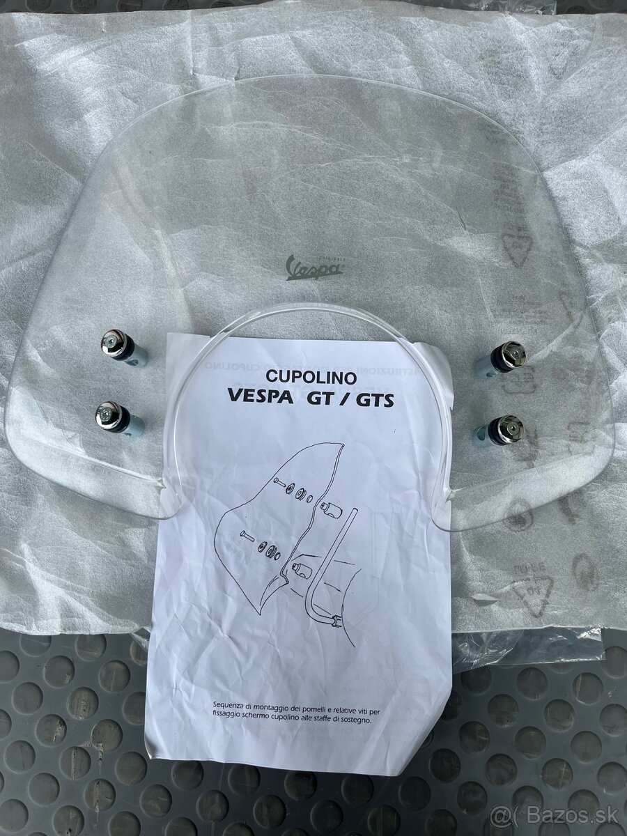 Plexi štít- VESPA PRIMAVERA PLEXI SPORT