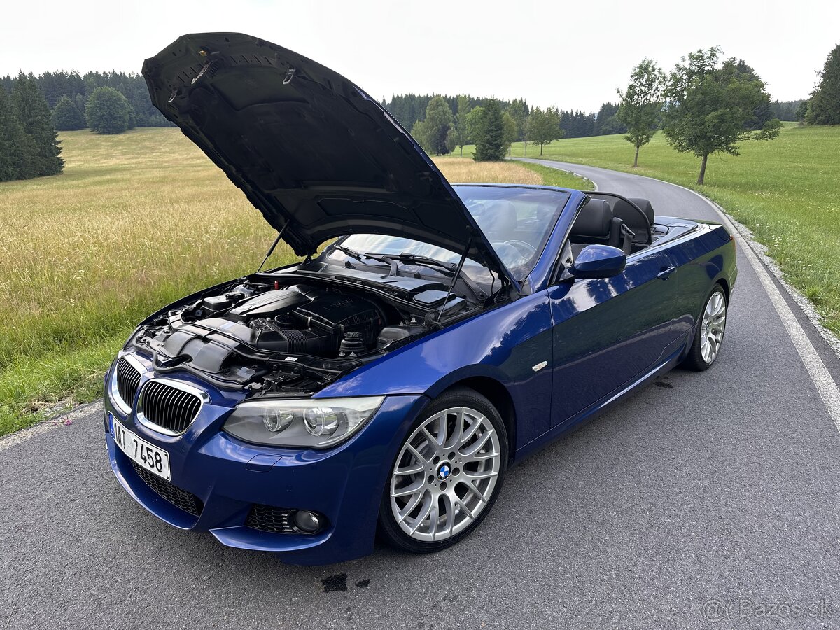 BMW 335i e93 cabrio, LeMans Blue, DKG, M-paket, n55