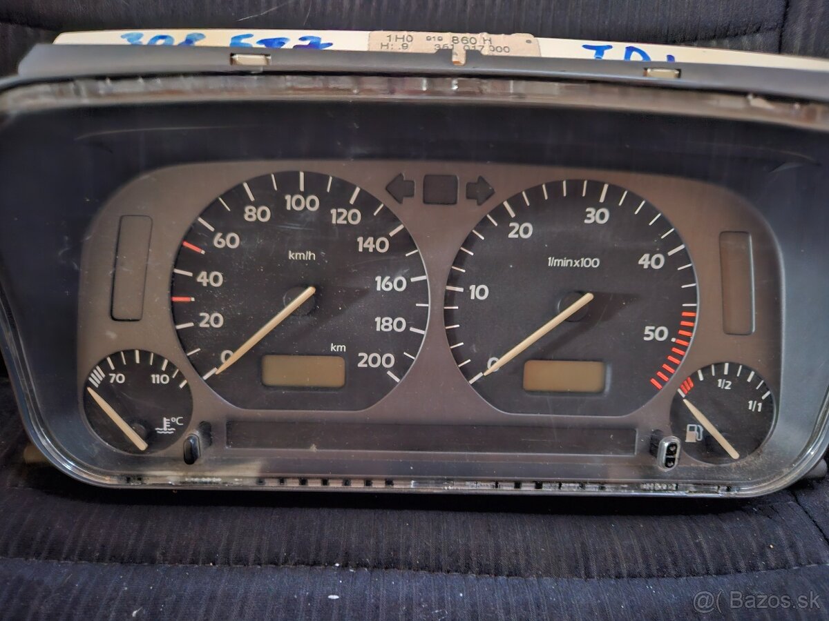 Golf 3 budíky tdi