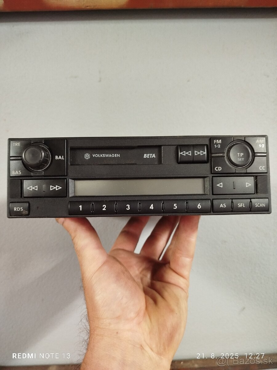Autorádio vw beta