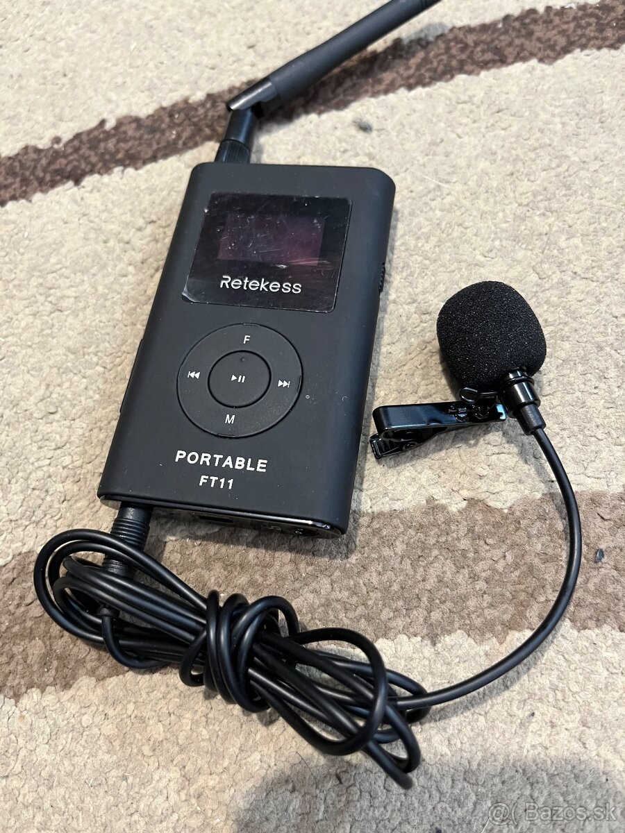 FM vysielač pre spruevodcu + 3 prijímače