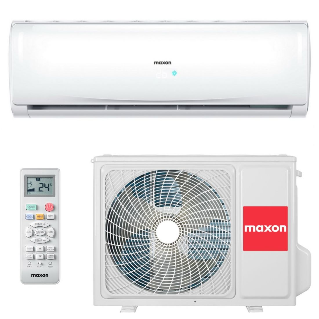 klimatizácia s kúrením Maxon Eco MXI/O-12HE013i 3,5kW Wifi