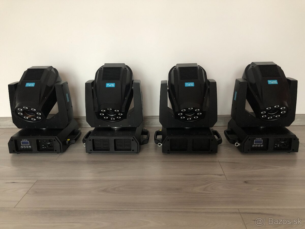 Rotačná LED hlava 150W / prizma / 2xgobo /led prstenec