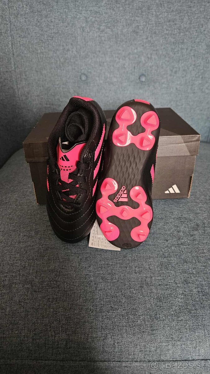 Kopačky Adidas Goletto ( Čierno-ružové )