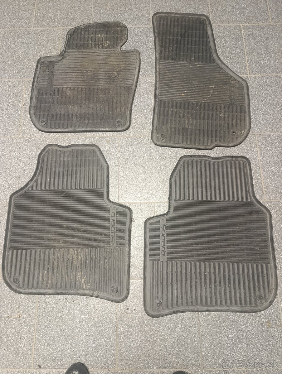Gumené rohože Škoda Superb