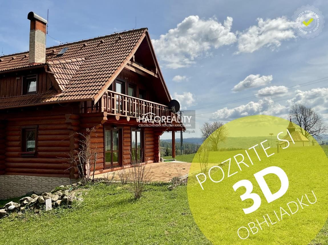 HALO reality - Predaj, rodinný dom Hriňová, Snohy, ZRUB - EX