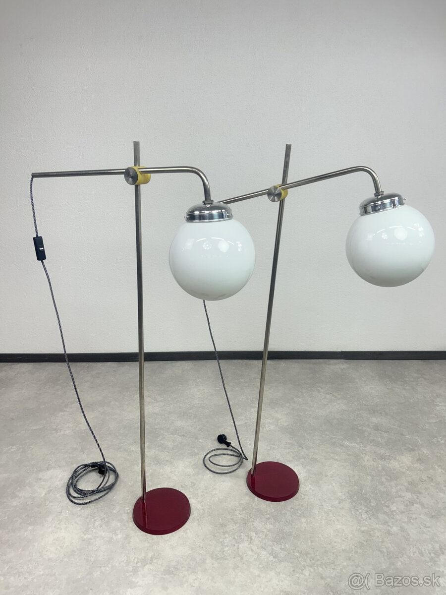 Vintage párové podlahové lampy