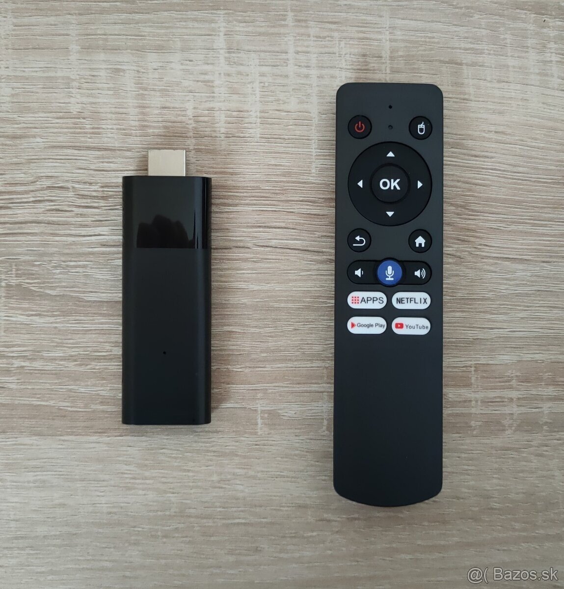 Android TV Stick Q6 (2GB/16GB) s BT ovladacom