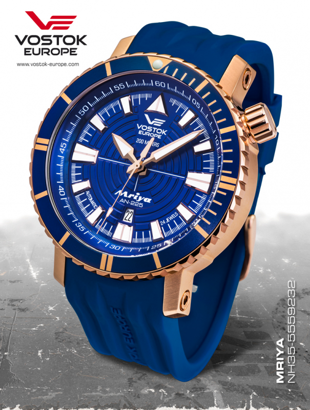 Predam hodinky Vostok MRIJA automatic AN-225/GOLD
