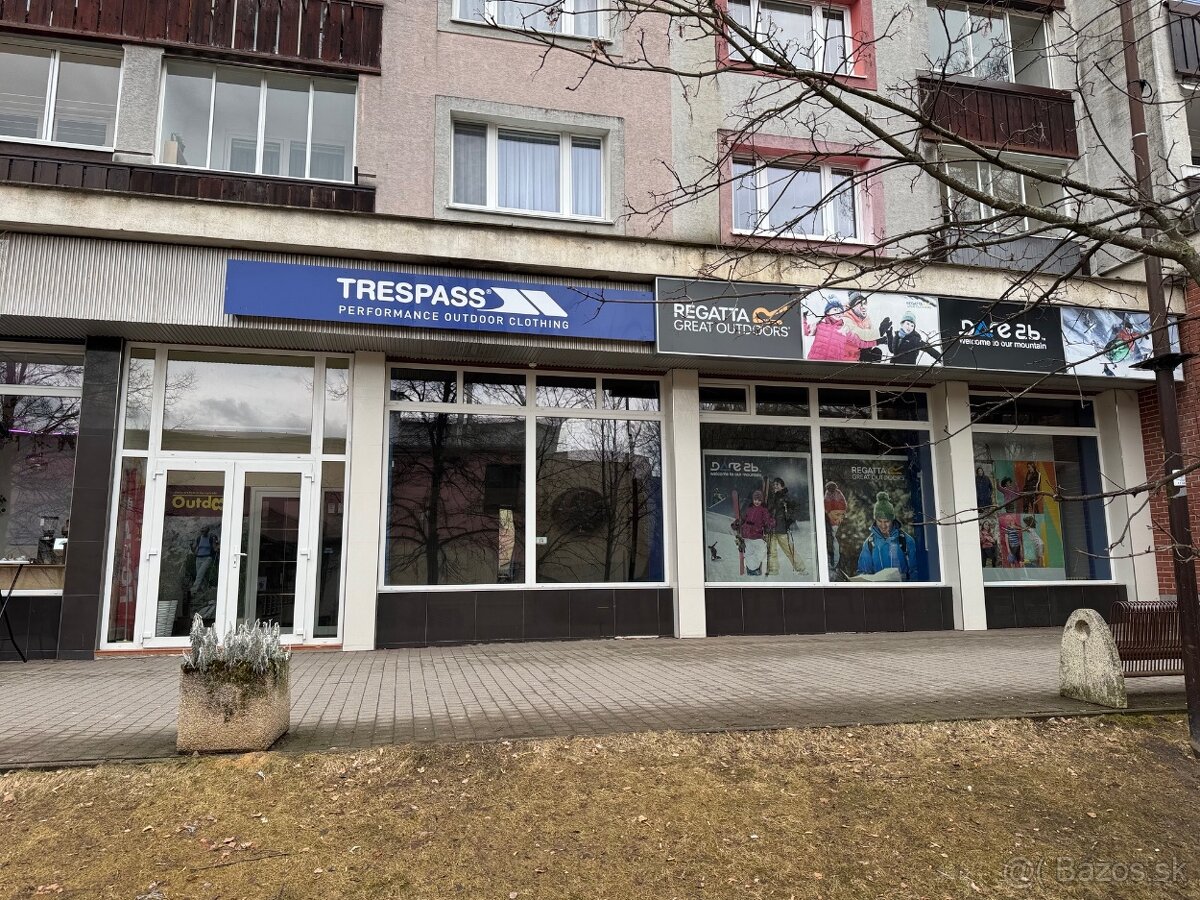 Obchodné priestory v centre Popradu na prenájom
