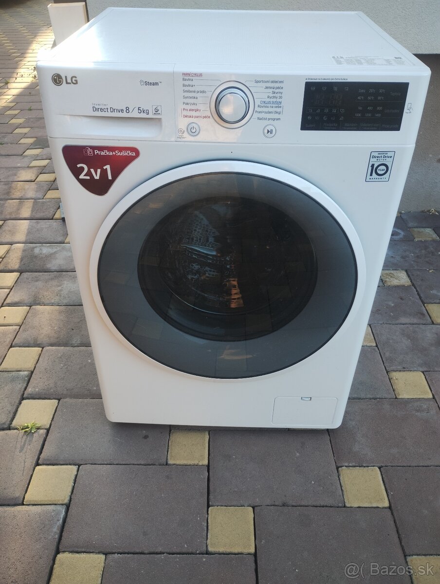 Práčka so sucickou LG, 2v1