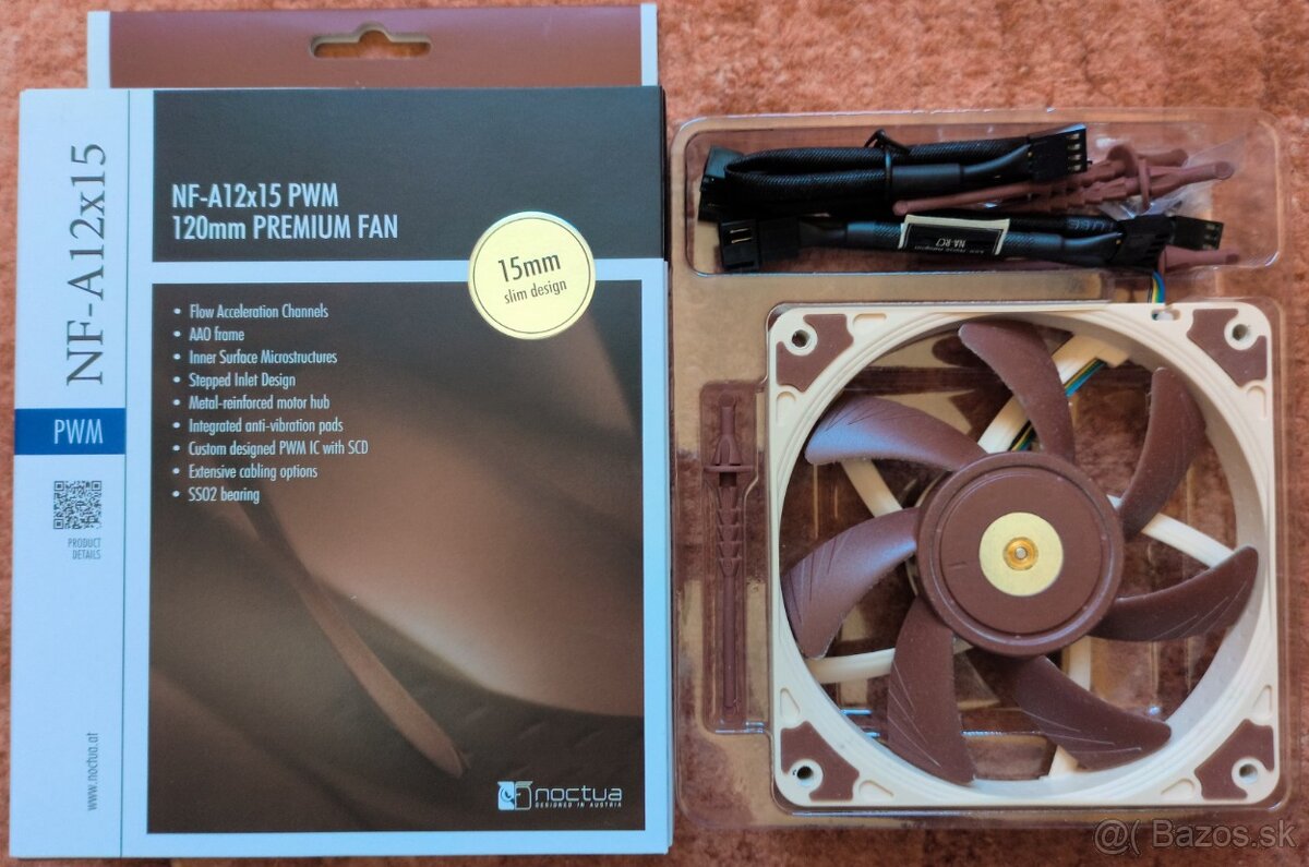 120mm ventilátor Noctua NF-A12x15 PWM