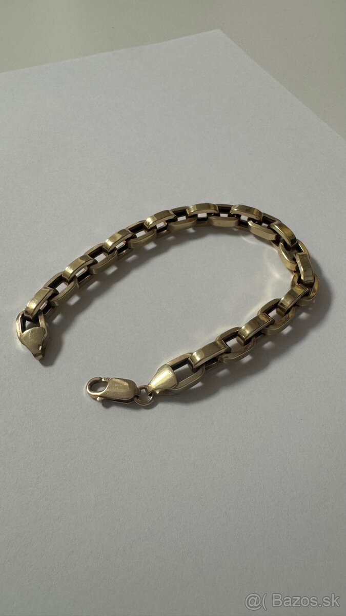 Pánsky zlatý náramok 585